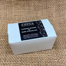 Load image into Gallery viewer, Candied Ginger Dipped in 70% Colombian Dark Chocolate (VF)