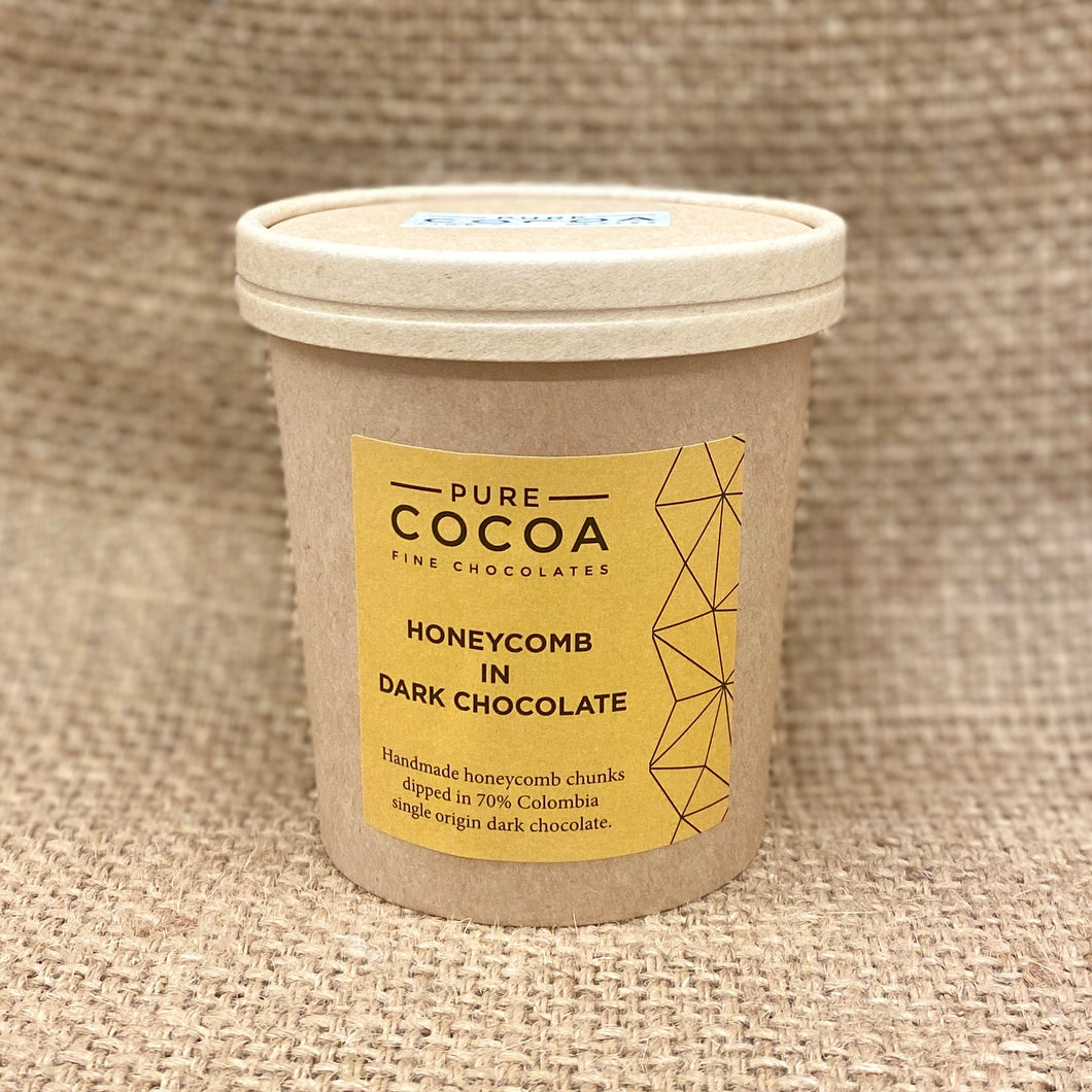 70% Colombian Dark Chocolate Dipped Honeycomb Chunks