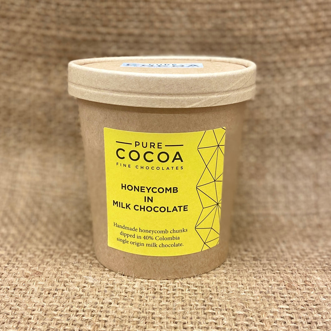 40% Colombian Milk Chocolate Dipped Honeycomb Chunks