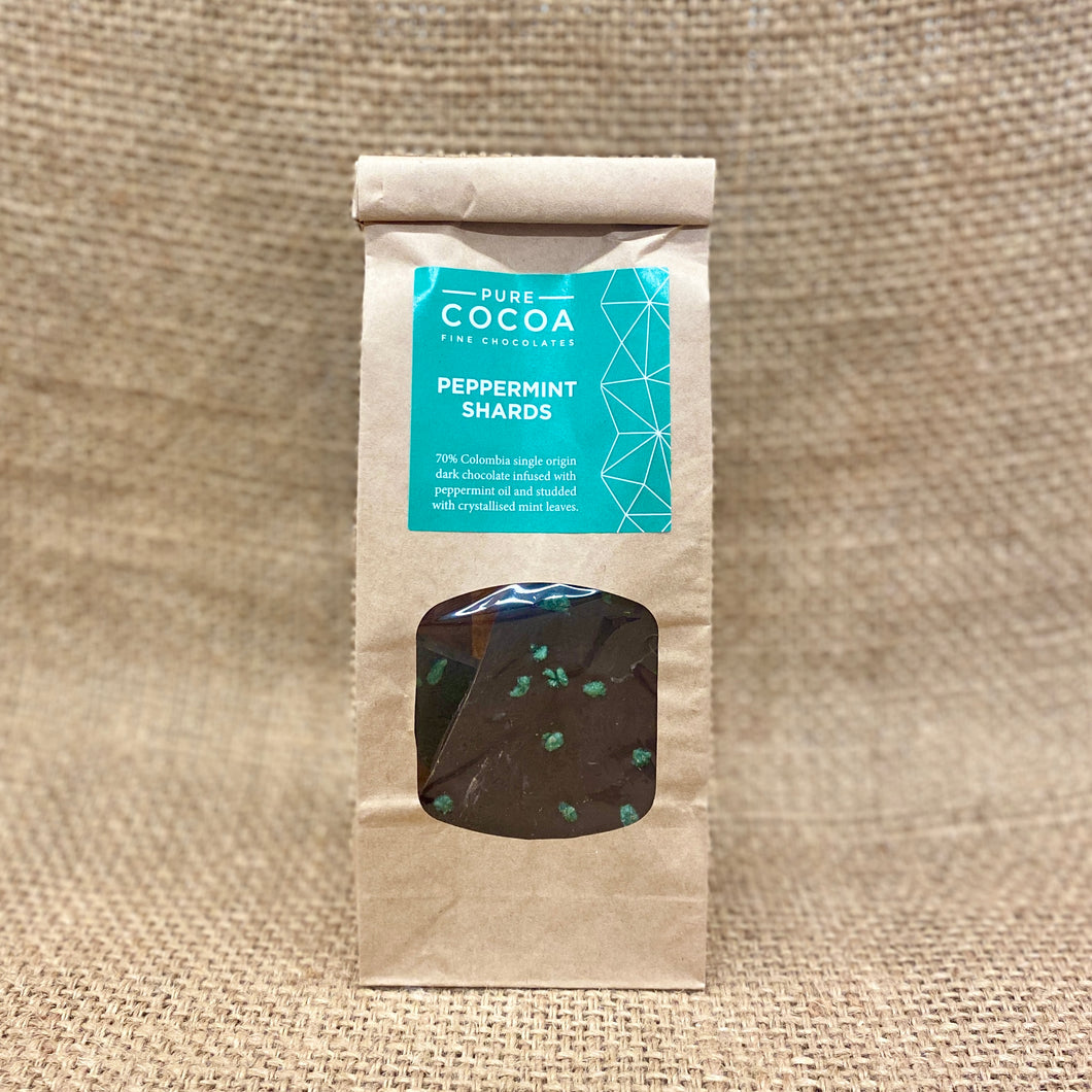 Peppermint Shards - 70% Colombia Dark Chocolate