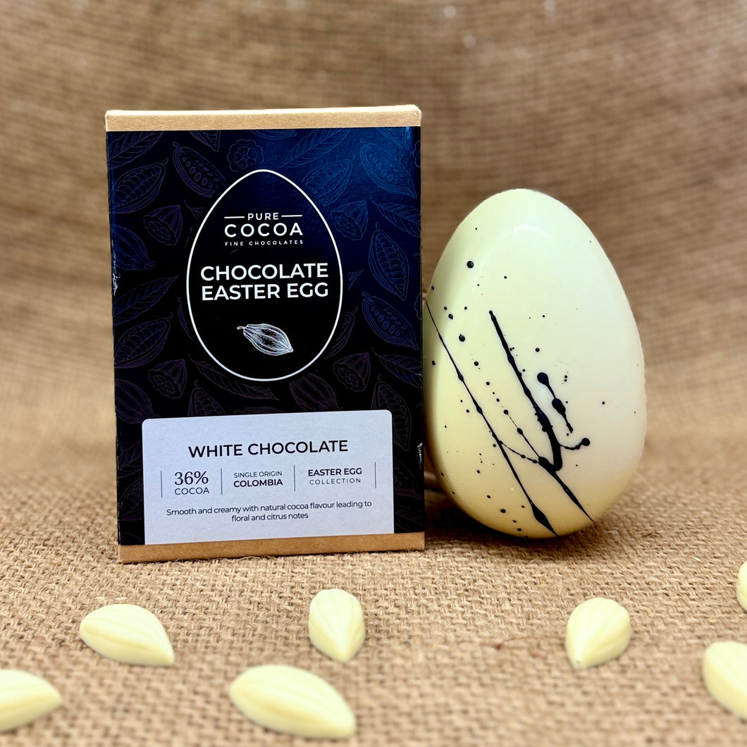 36% Colombia White Chocolate Easter Egg