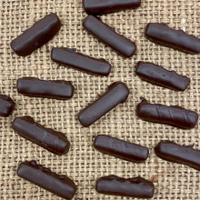 Load image into Gallery viewer, Candied Ginger Dipped in 70% Colombian Dark Chocolate (VF)

