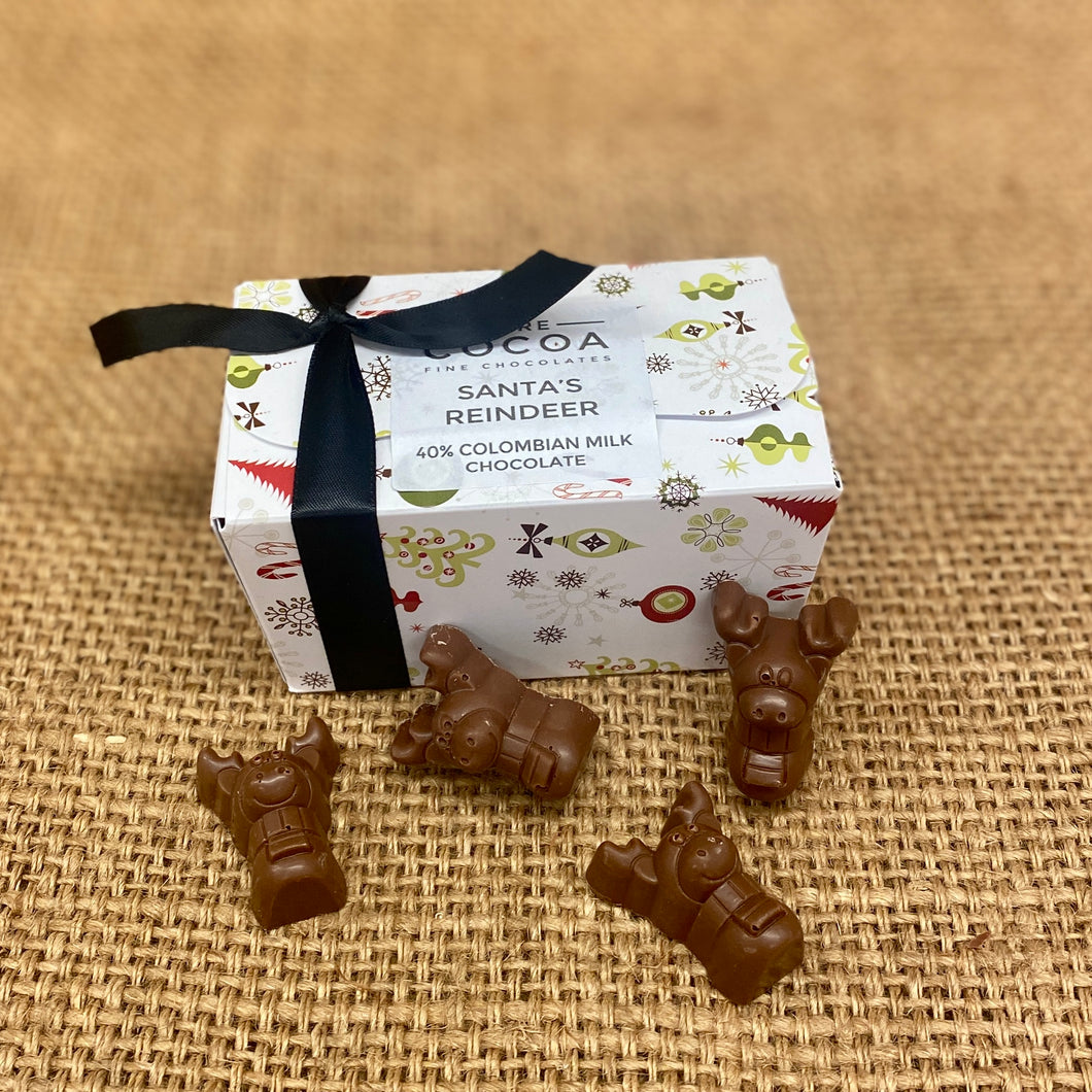Festive Snowmen & Reindeer - 40% Colombia origin milk chocolate